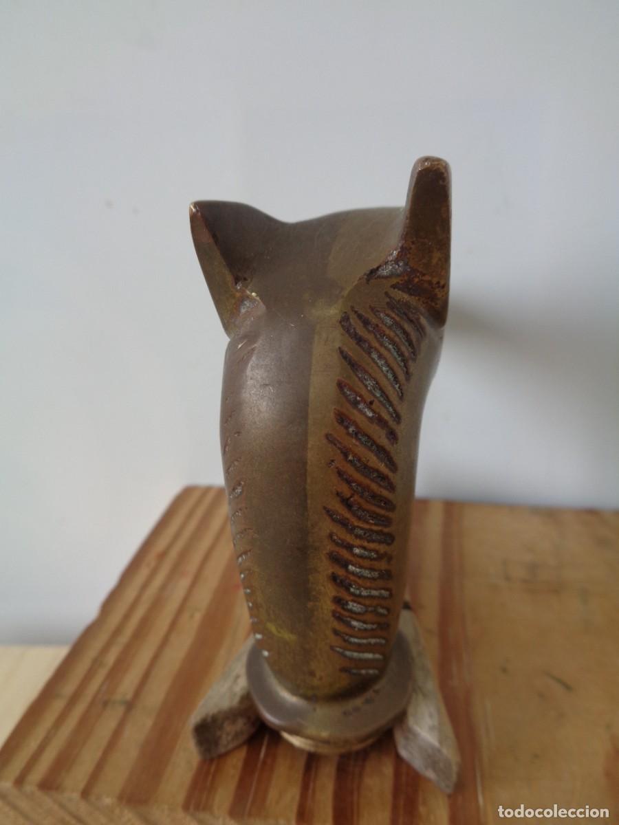 Antig&uuml;edades: &iexcl;&iexcl; Perro GALGO. Mango d BASTON. BRONCE - ANTIGUO. !! C-6. - Foto 3