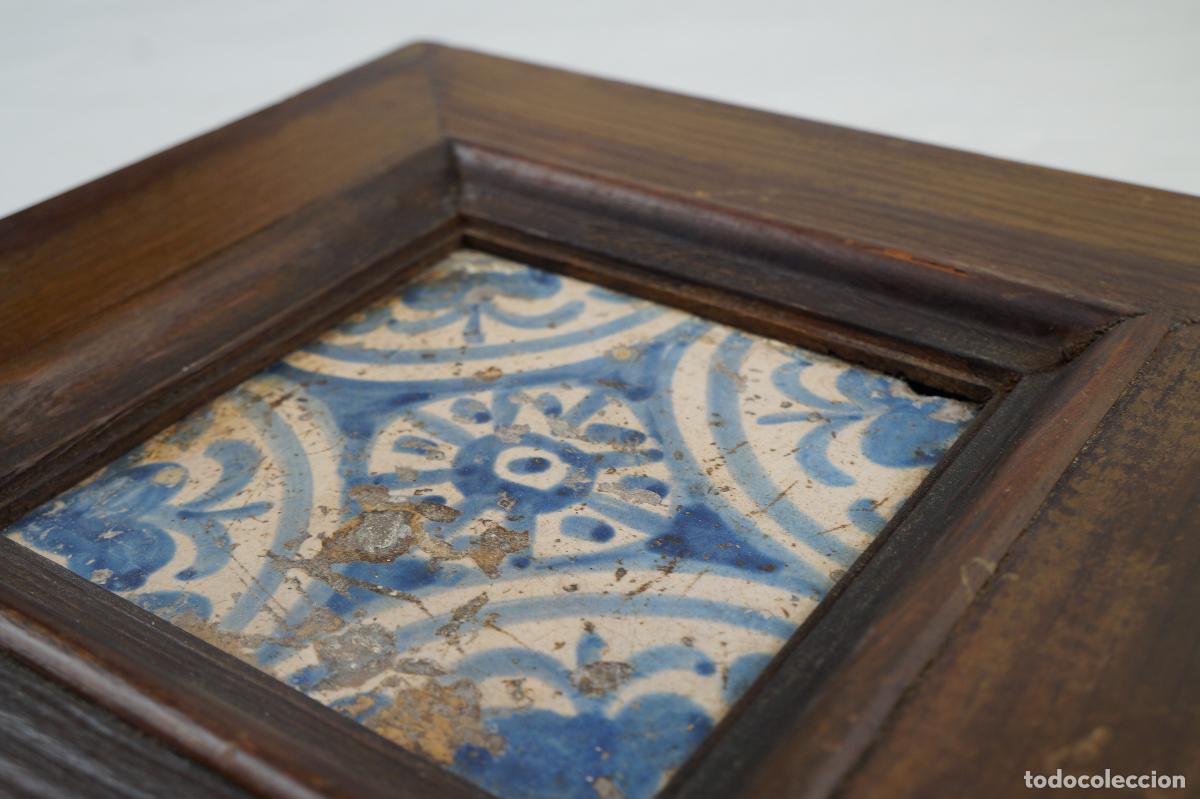 Antig&uuml;edades: Azulejo g&oacute;tico &ndash; Manises &ndash; Siglo XV - Foto 3