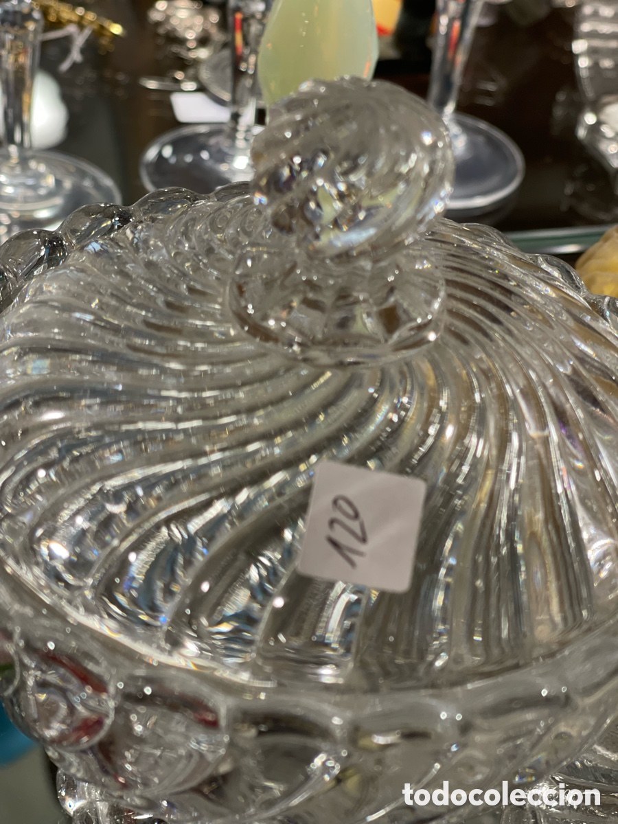 Antig&uuml;edades: Bombonera de cristal de baccarat - Foto 2
