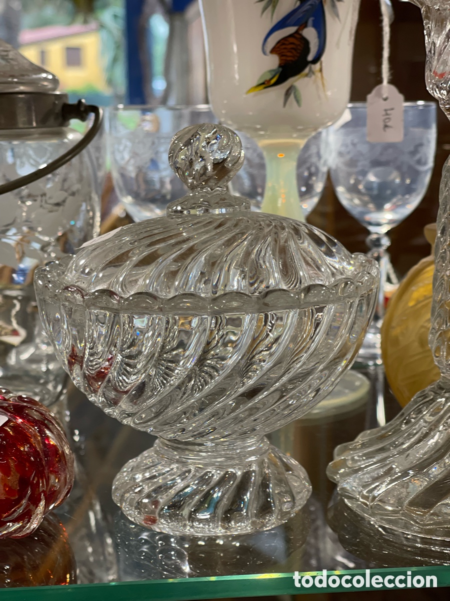 Antig&uuml;edades: Bombonera de cristal de baccarat - Foto 5