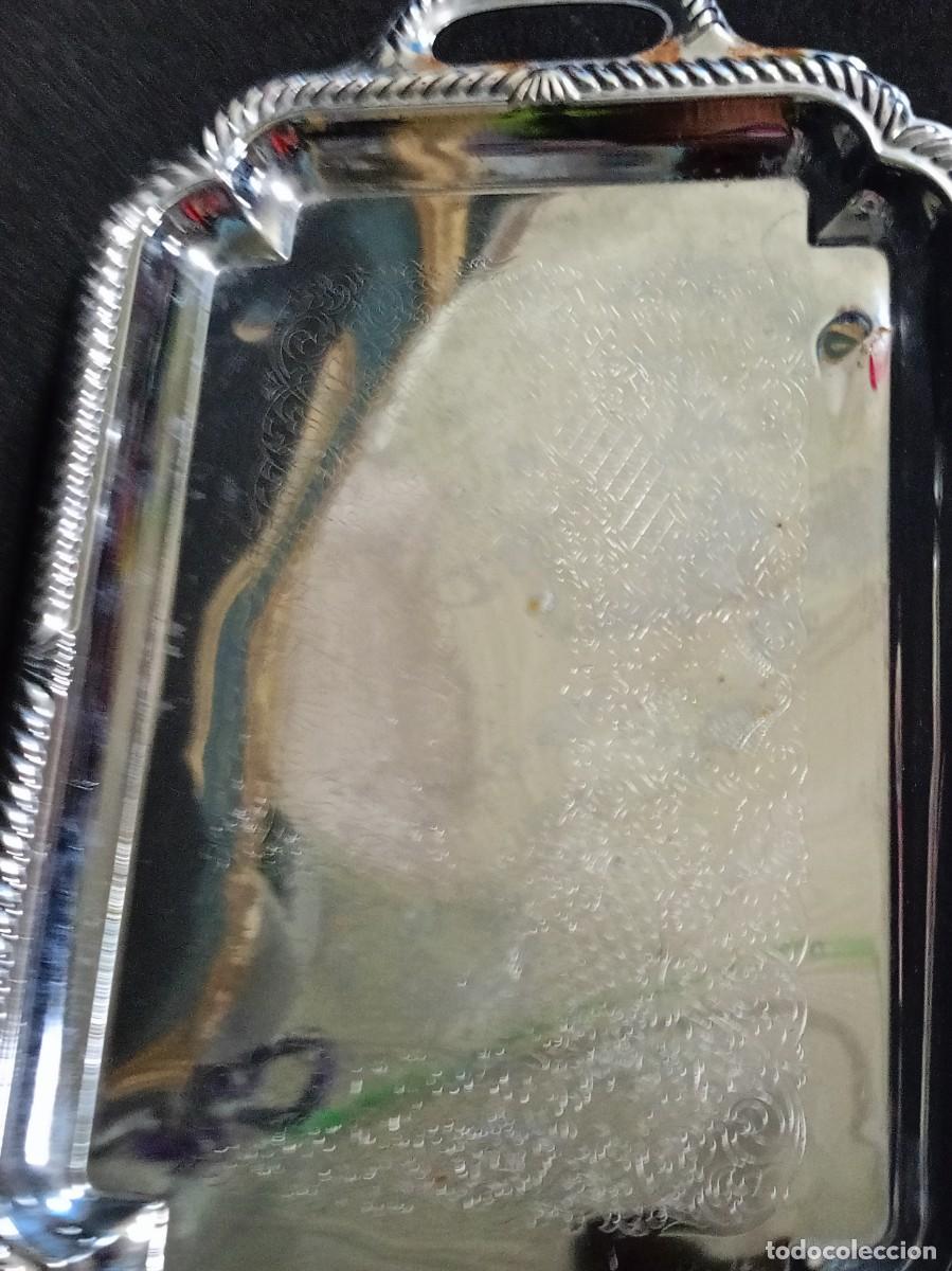 Antig&uuml;edades: bandeja metal grabada - Foto 2