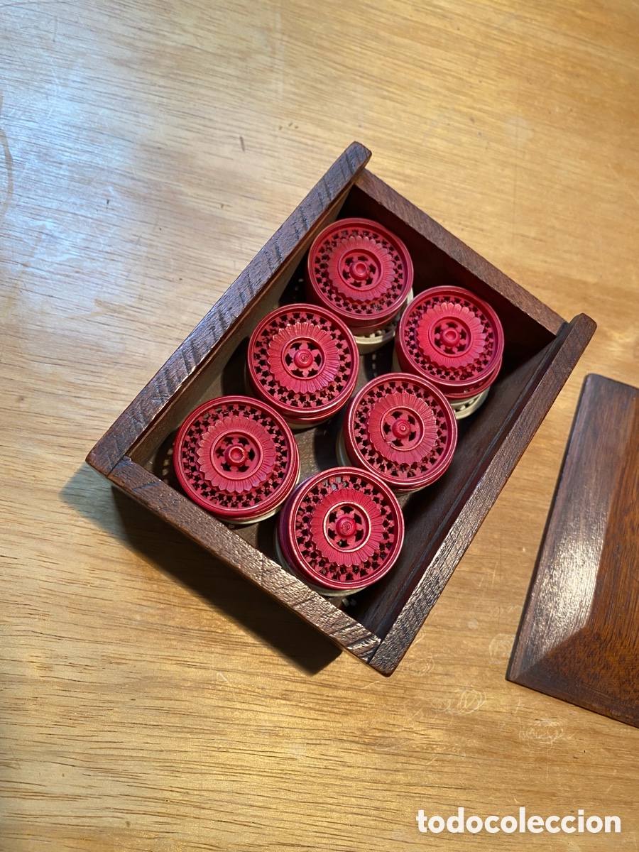 Antig&uuml;edades: Juego de damas en hueso - Foto 1