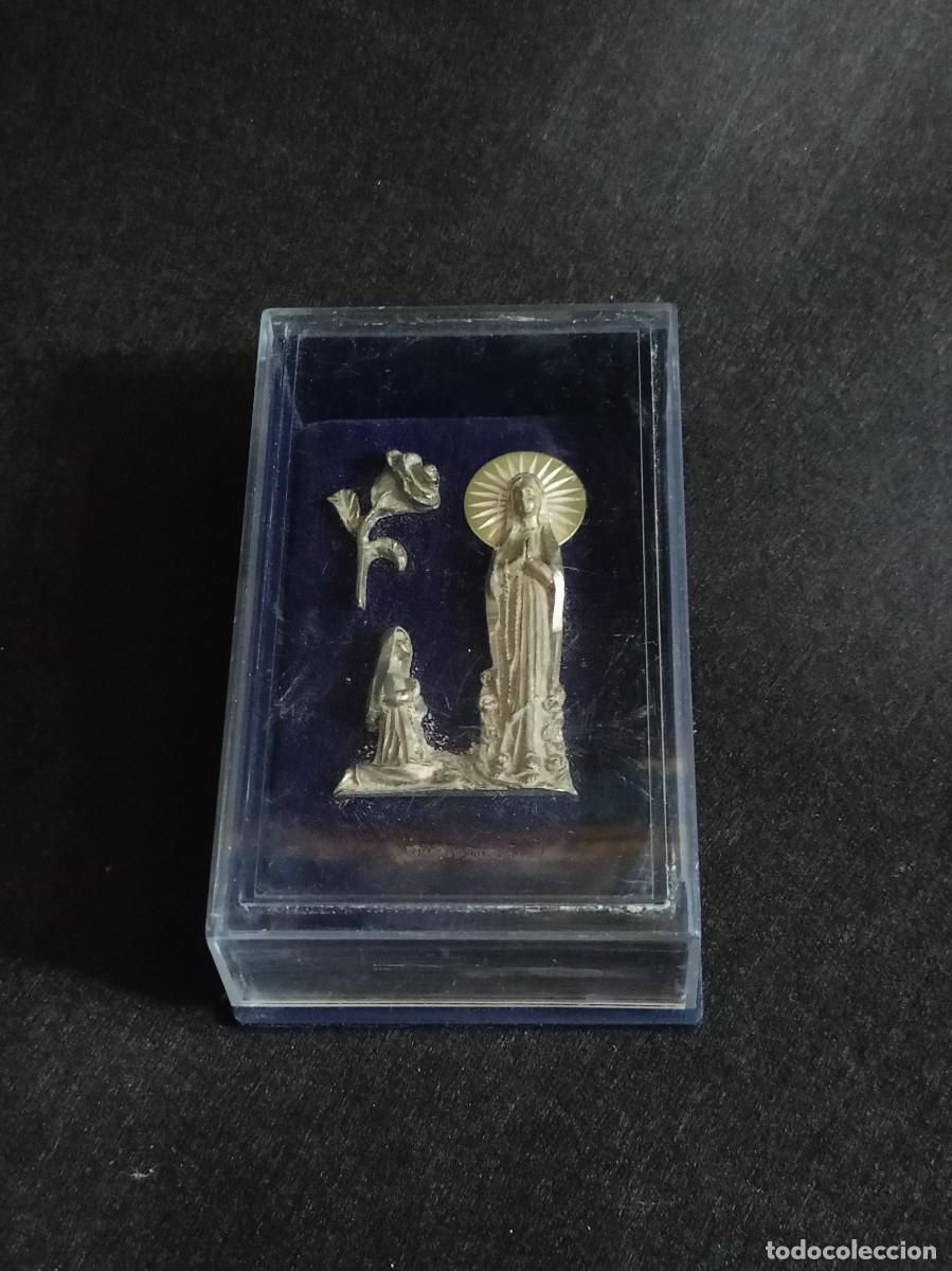 Antig&uuml;edades: cajita con virgen de LOURDES - Foto 3