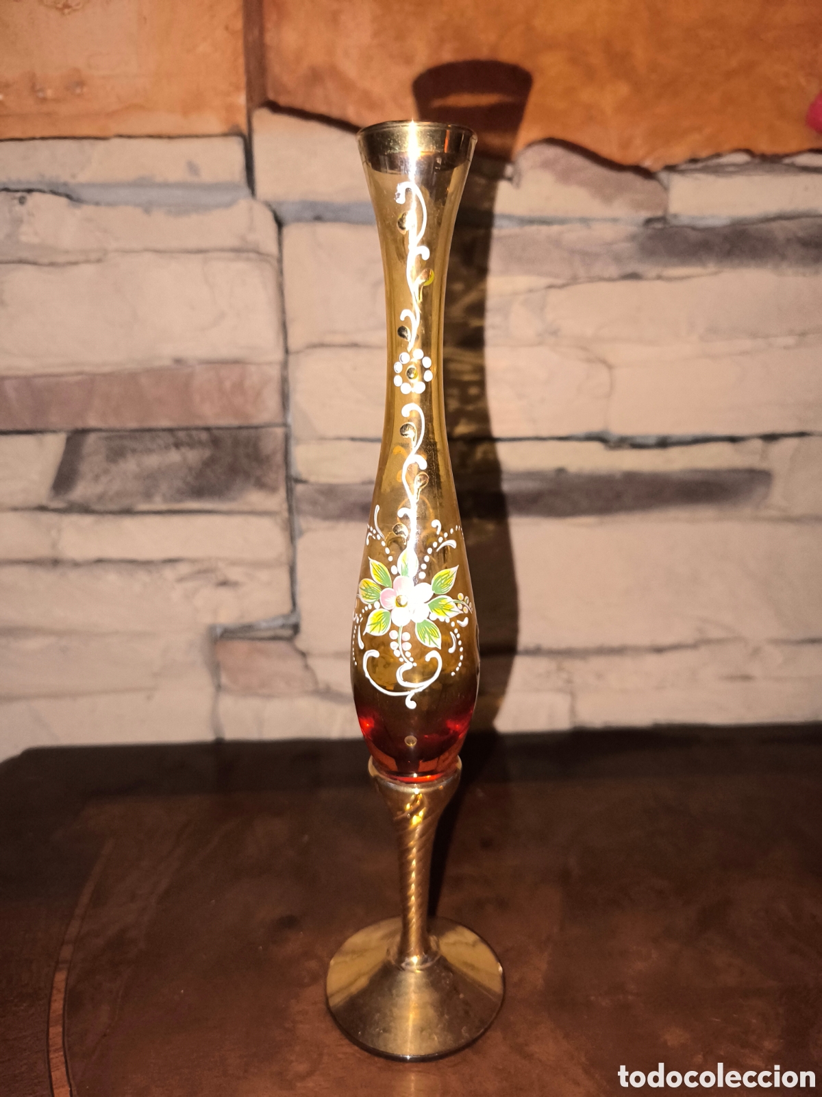 Antig&uuml;edades: Jarron Cristal de Murano - Foto 4
