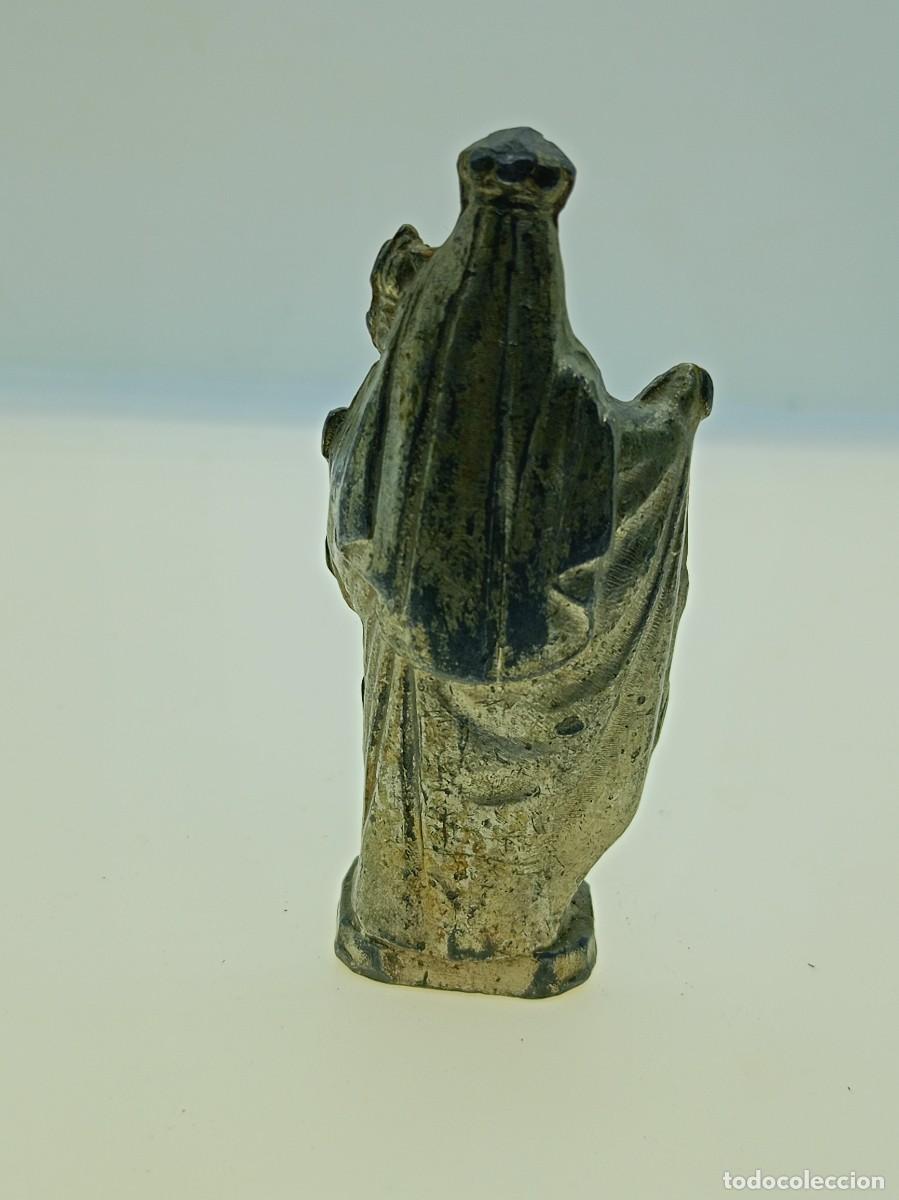 Antig&uuml;edades: figura religiosa de metal - Foto 2