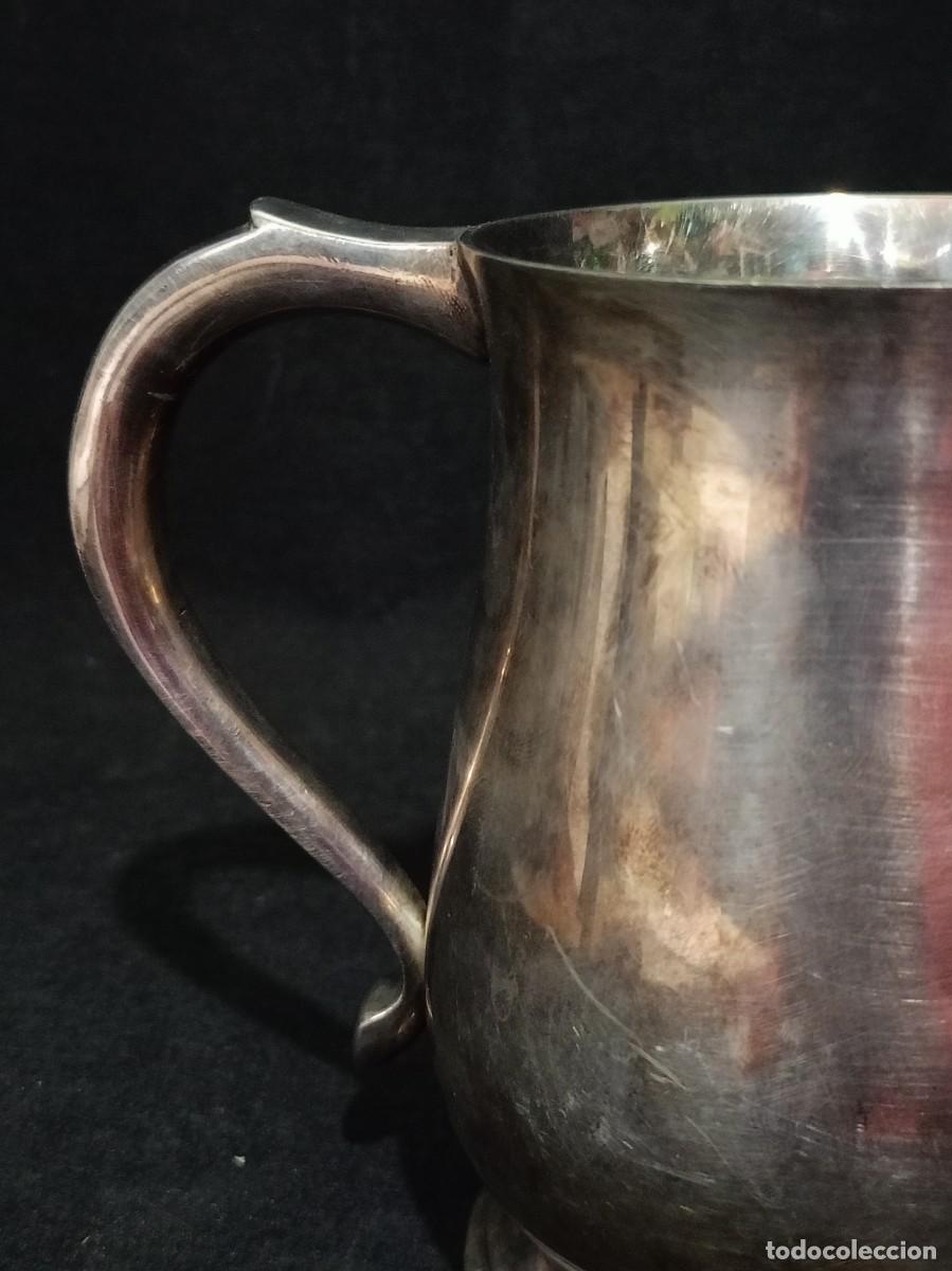 Antig&uuml;edades: jarra de plata hecha a mano 1970 - Foto 2