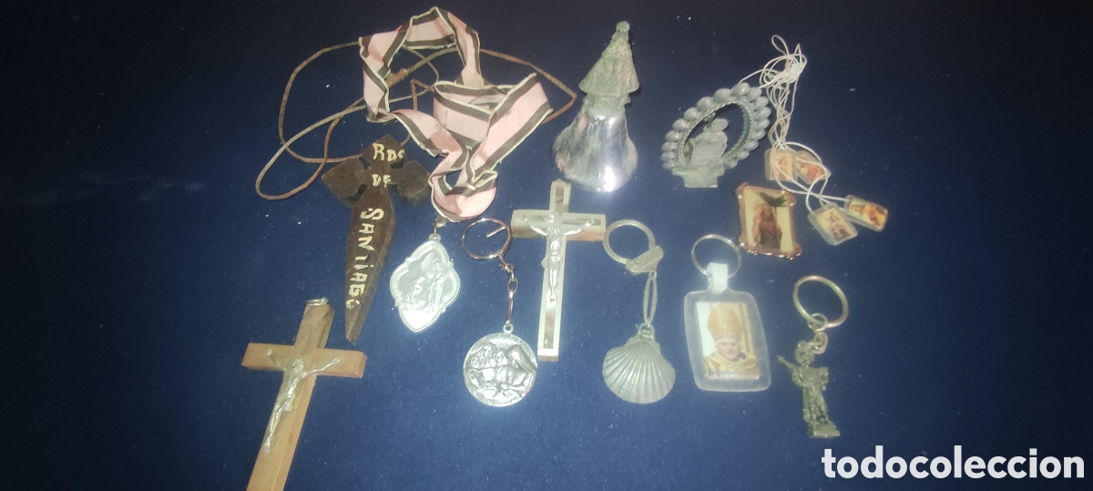 Antig&uuml;edades: Lote de art&iacute;culos religiosos - Foto 2