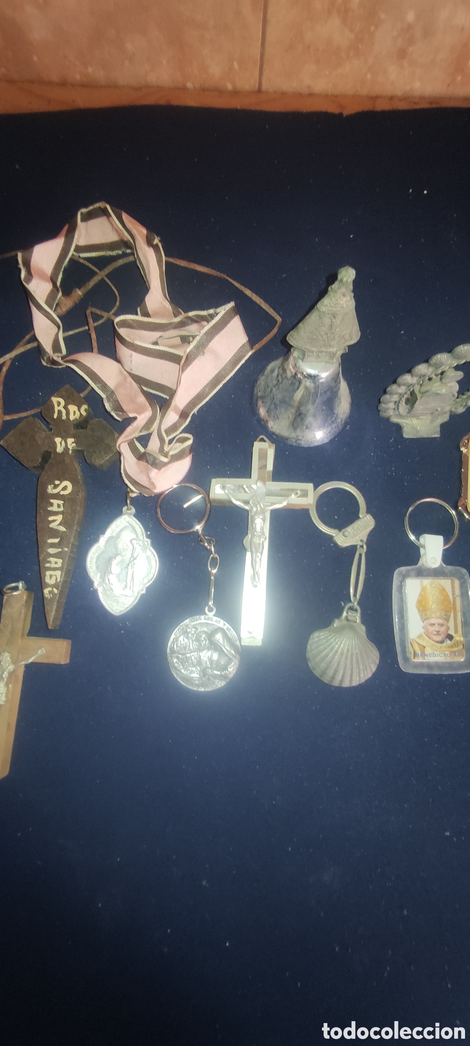 Antig&uuml;edades: Lote de art&iacute;culos religiosos - Foto 5
