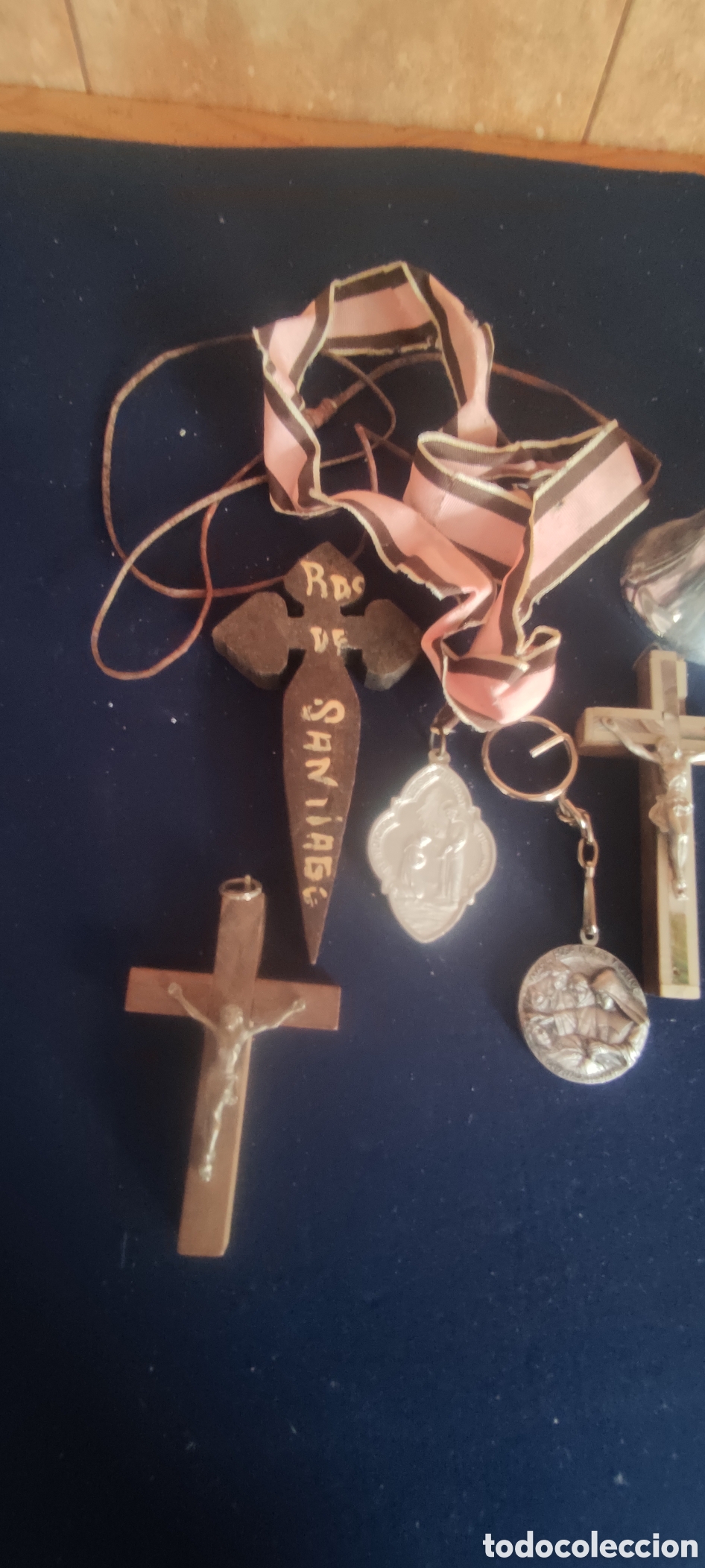 Antig&uuml;edades: Lote de art&iacute;culos religiosos - Foto 6