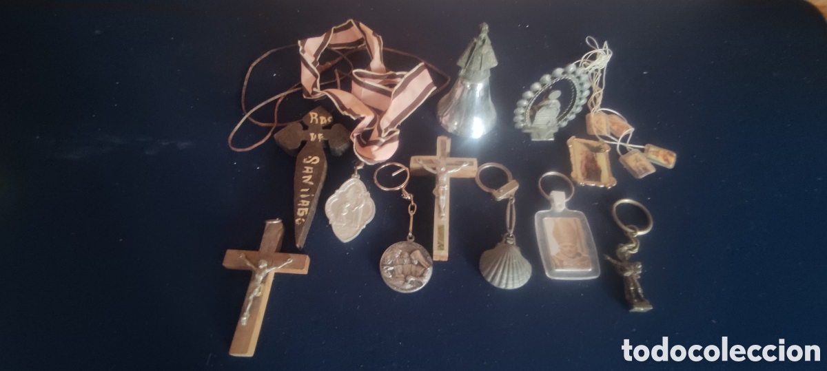 Antig&uuml;edades: Lote de art&iacute;culos religiosos - Foto 11