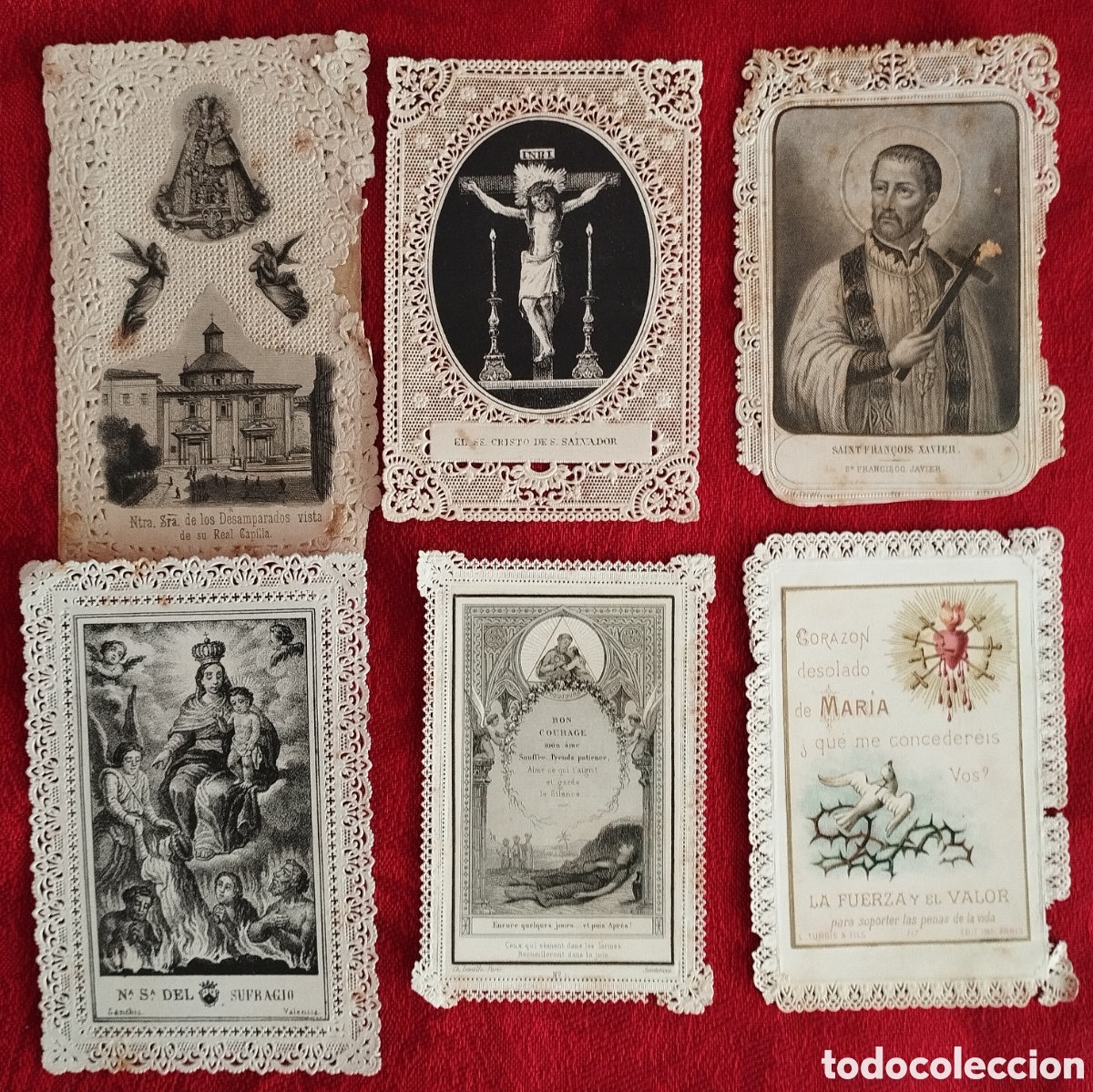 Antig&uuml;edades: Estampas Antiguas Troqueladas. - Foto 1