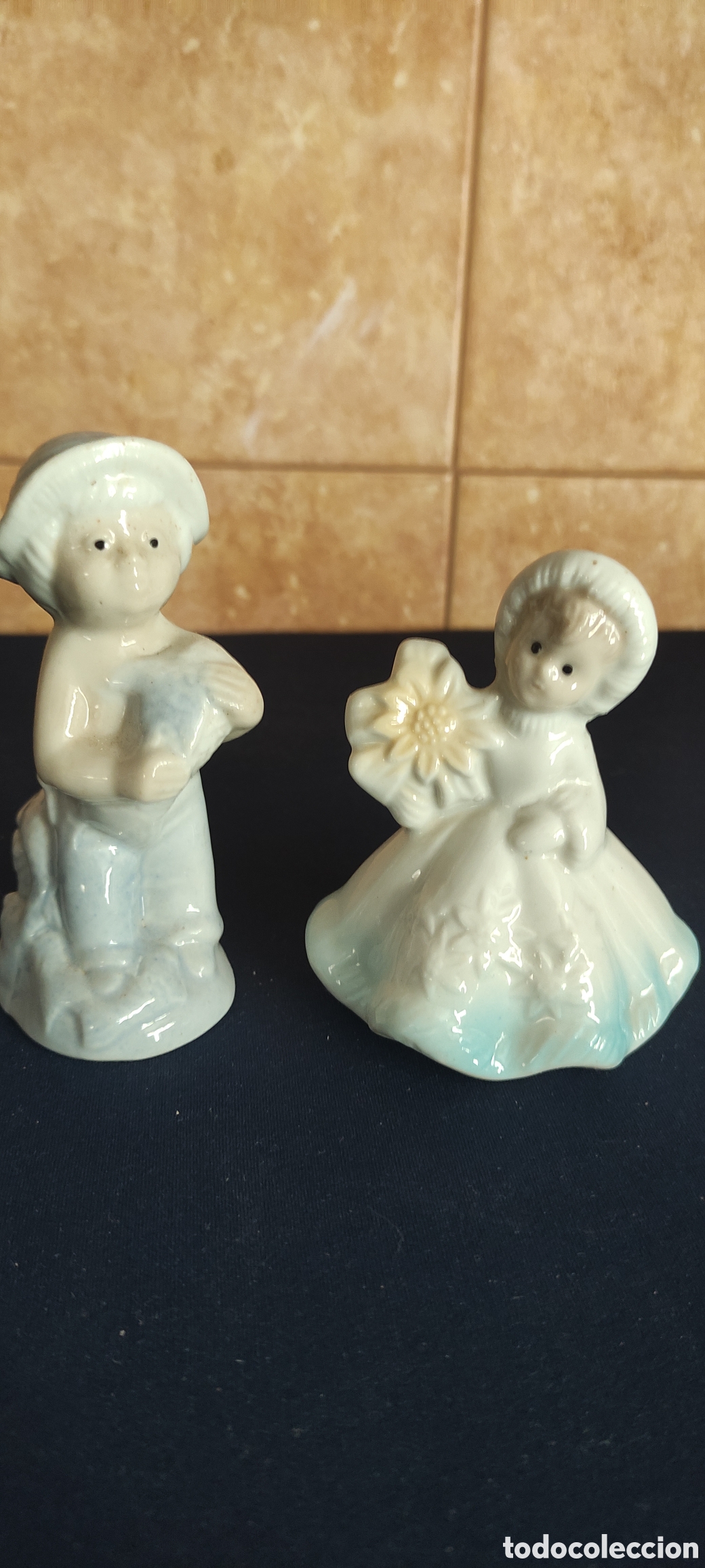 Antig&uuml;edades: Pareja de figuras de pircelana - Foto 7