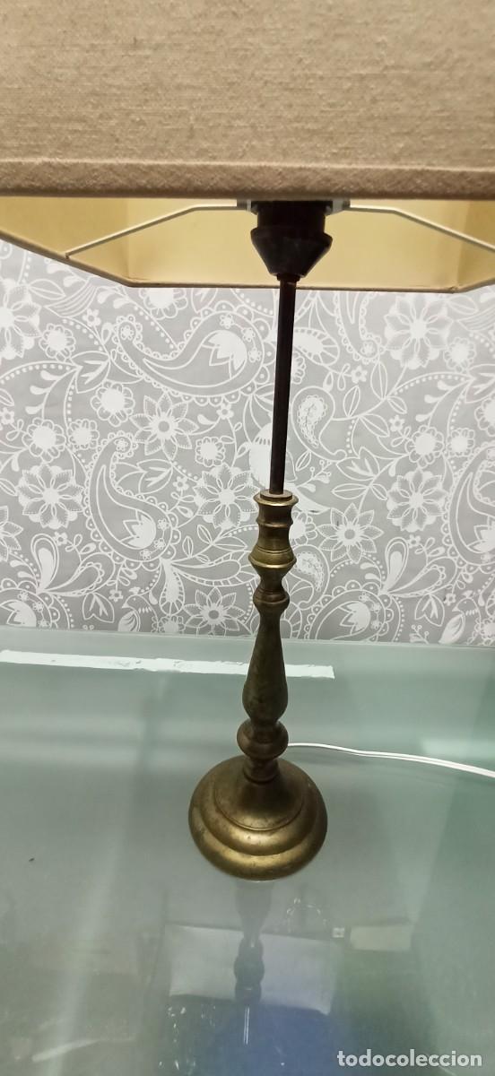 Antig&uuml;edades: Lampara sobremesa bronce - Foto 3