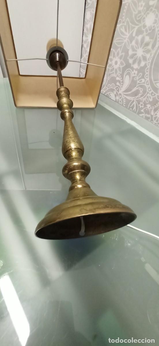 Antig&uuml;edades: Lampara sobremesa bronce - Foto 5