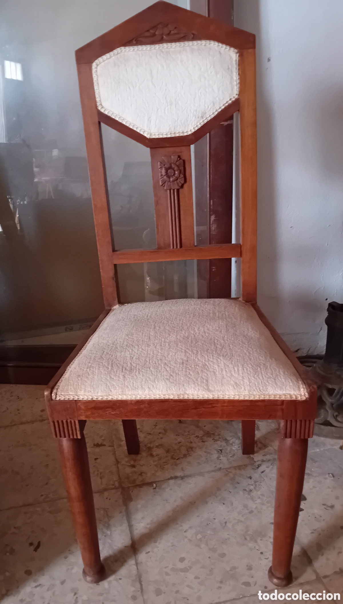 Antig&uuml;edades: silla art decor madera - Foto 1
