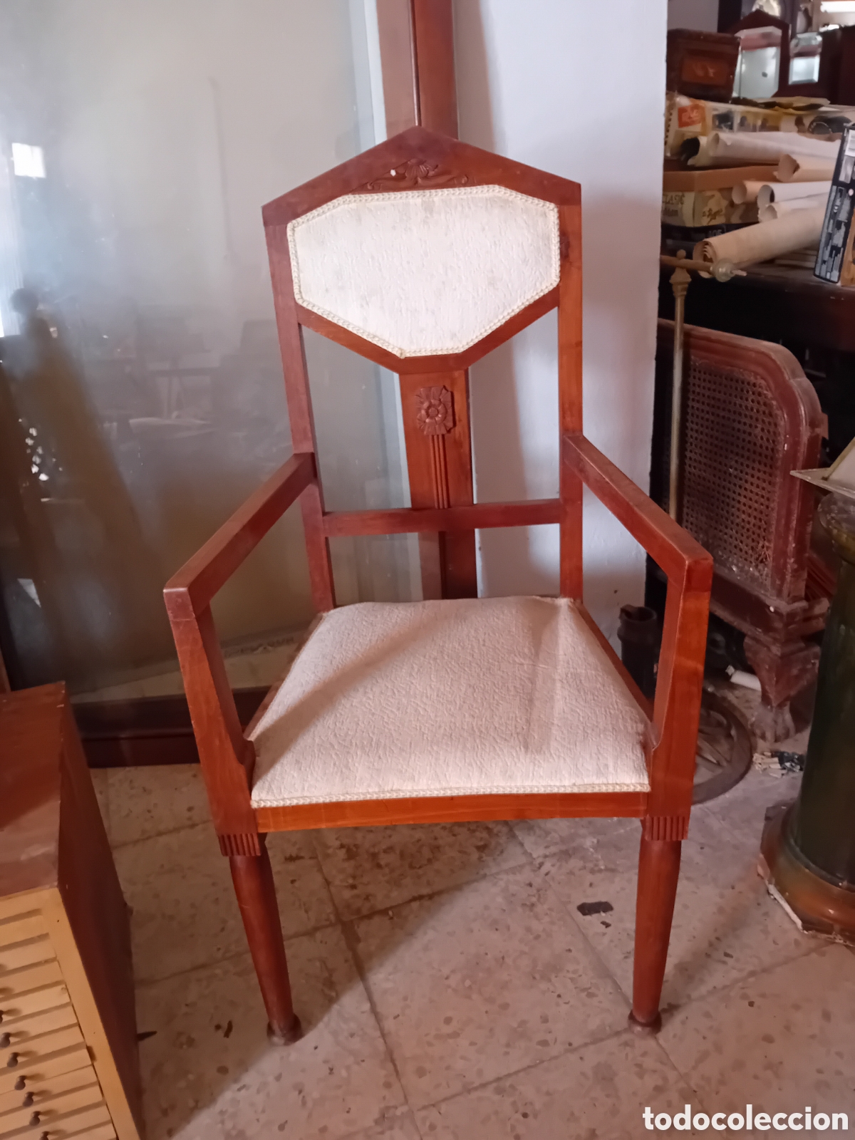 Antig&uuml;edades: sillon art decor madera - Foto 1