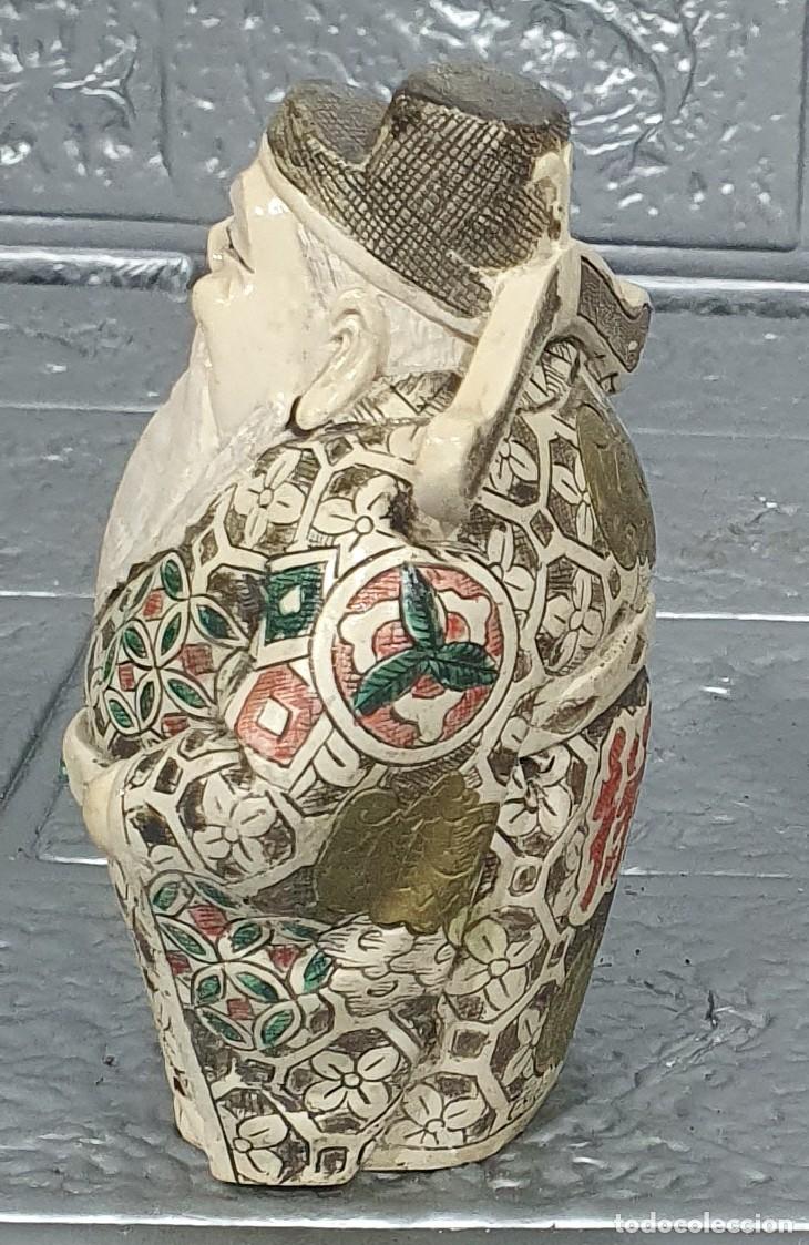 Antig&uuml;edades: Figura china en marmolina - Foto 4