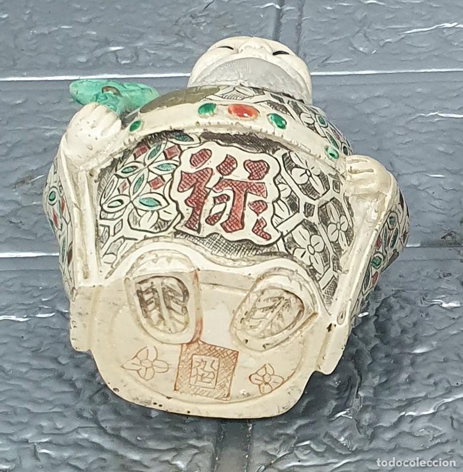 Antig&uuml;edades: Figura china en marmolina - Foto 6
