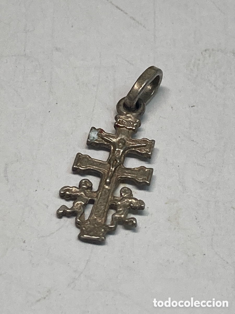 Antig&uuml;edades: Cruz de plata religiosa C315 - Foto 1