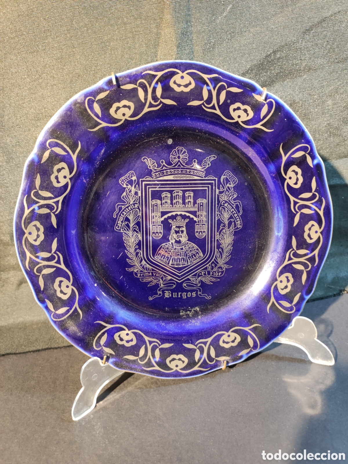 Antig&uuml;edades: Plato recuerdo de Burgos - Foto 1