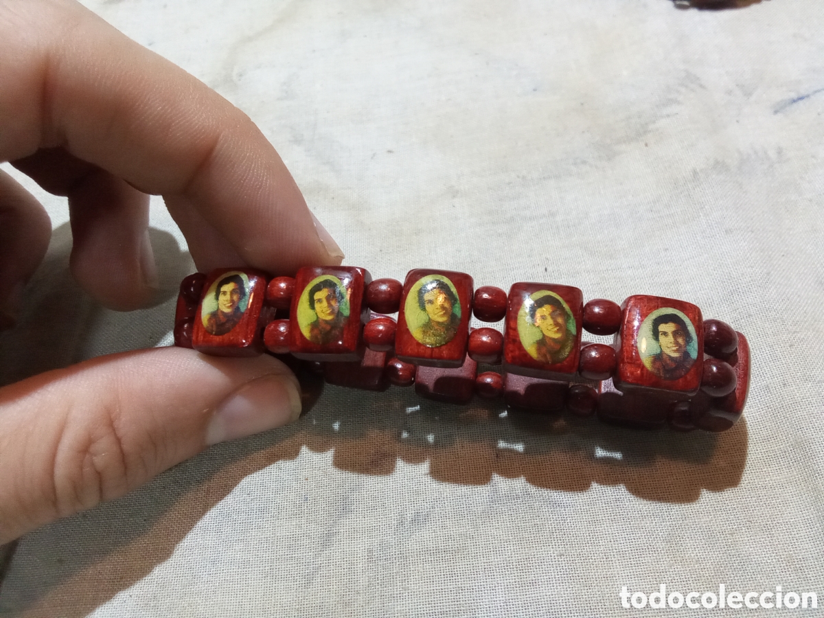 Antig&uuml;edades: LOTE 5 PULSERAS DE VARIOS SANTOS - Foto 8