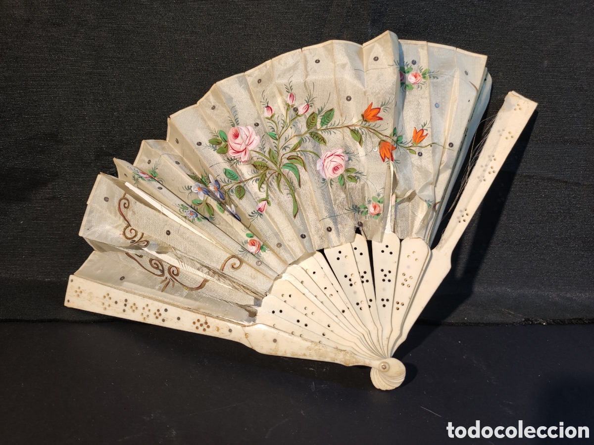 Antig&uuml;edades: Abanico peque&ntilde;o para restaurar - Foto 1