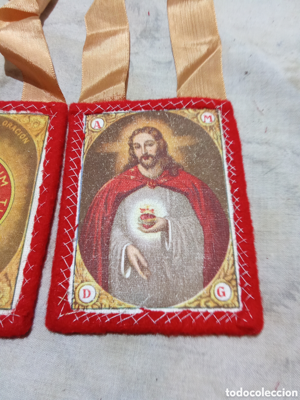 Antig&uuml;edades: ESCAPULARIO DEL APOSTOLADO DE LA ORACI&Oacute;N DE JES&Uacute;S - Foto 3