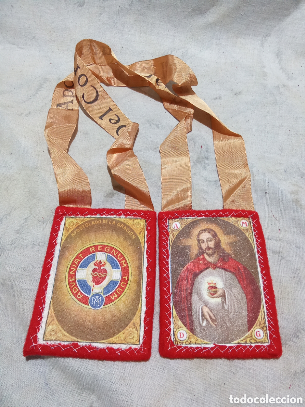 Antig&uuml;edades: ESCAPULARIO DEL APOSTOLADO DE LA ORACI&Oacute;N DE JES&Uacute;S - Foto 1