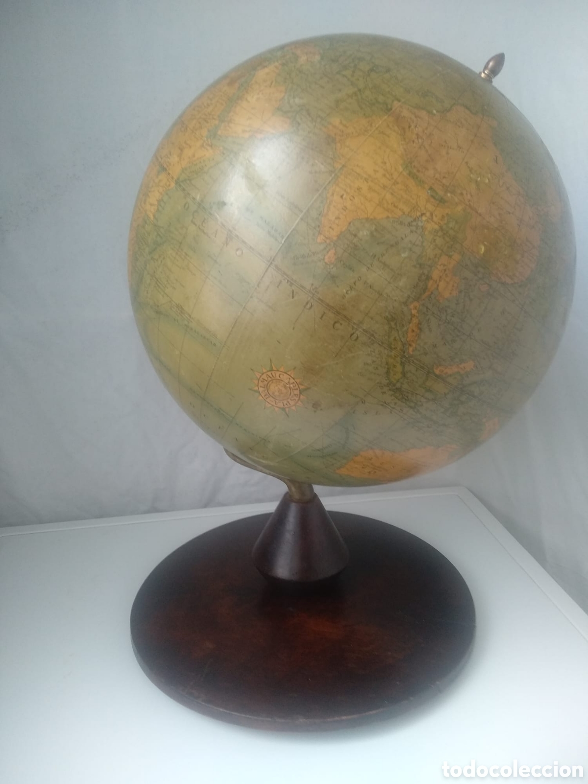 Antig&uuml;edades: GLOBO TERRAQUEO DALMAU GRANDE - Foto 1