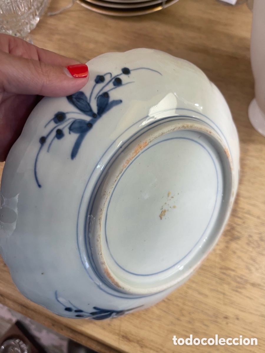 Antig&uuml;edades: Plato de porcelana Imari - Foto 6