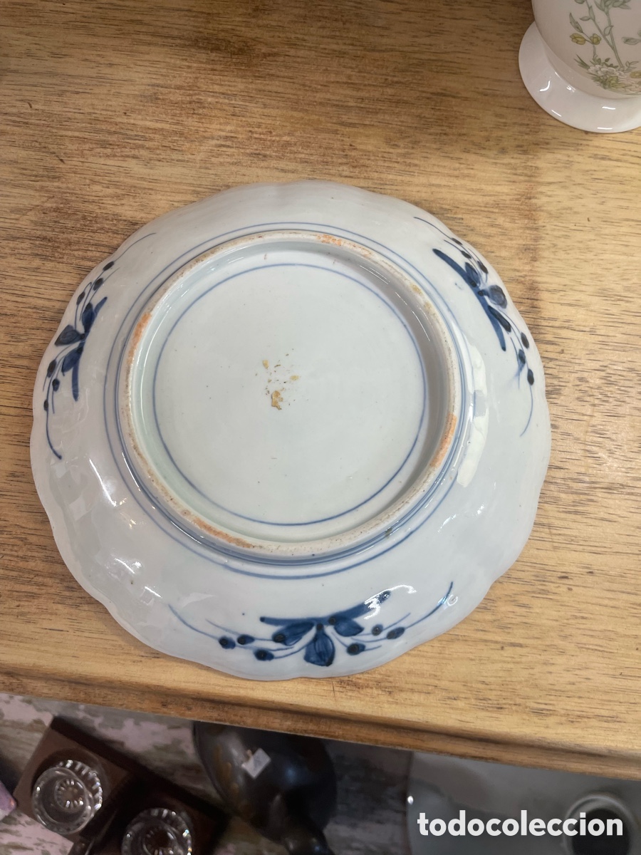 Antig&uuml;edades: Plato de porcelana Imari - Foto 7