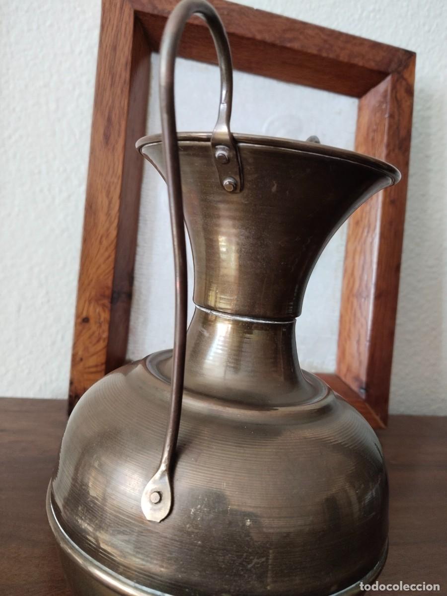 Antig&uuml;edades: Jarr&oacute;n florero en cobre. 24 cm. - Foto 2