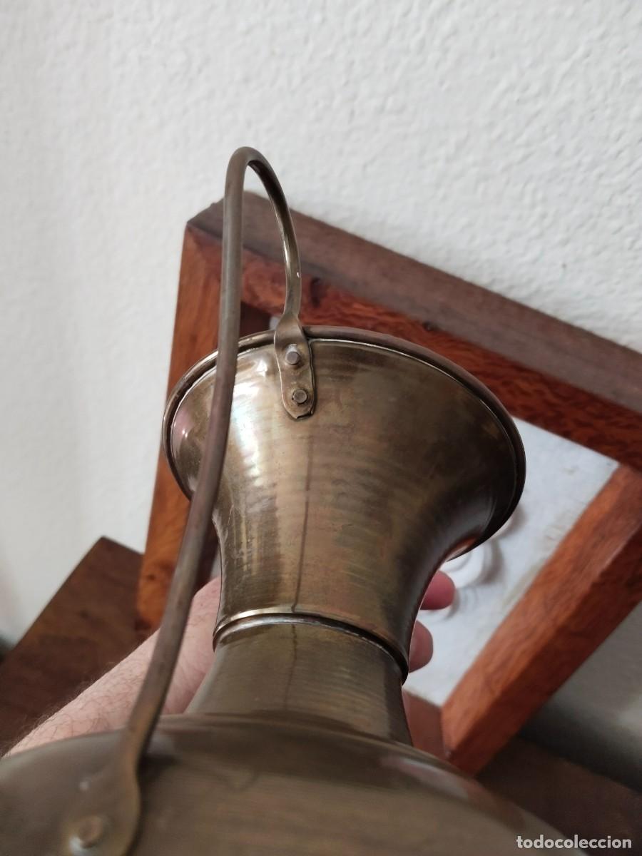 Antig&uuml;edades: Jarr&oacute;n florero en cobre. 24 cm. - Foto 11
