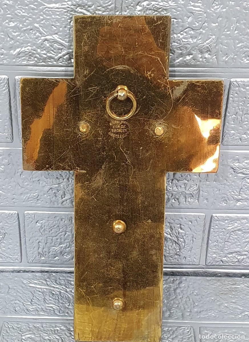 Antig&uuml;edades: Benditera Realizada en bronce y m&aacute;rmol &oacute;nix - Foto 3