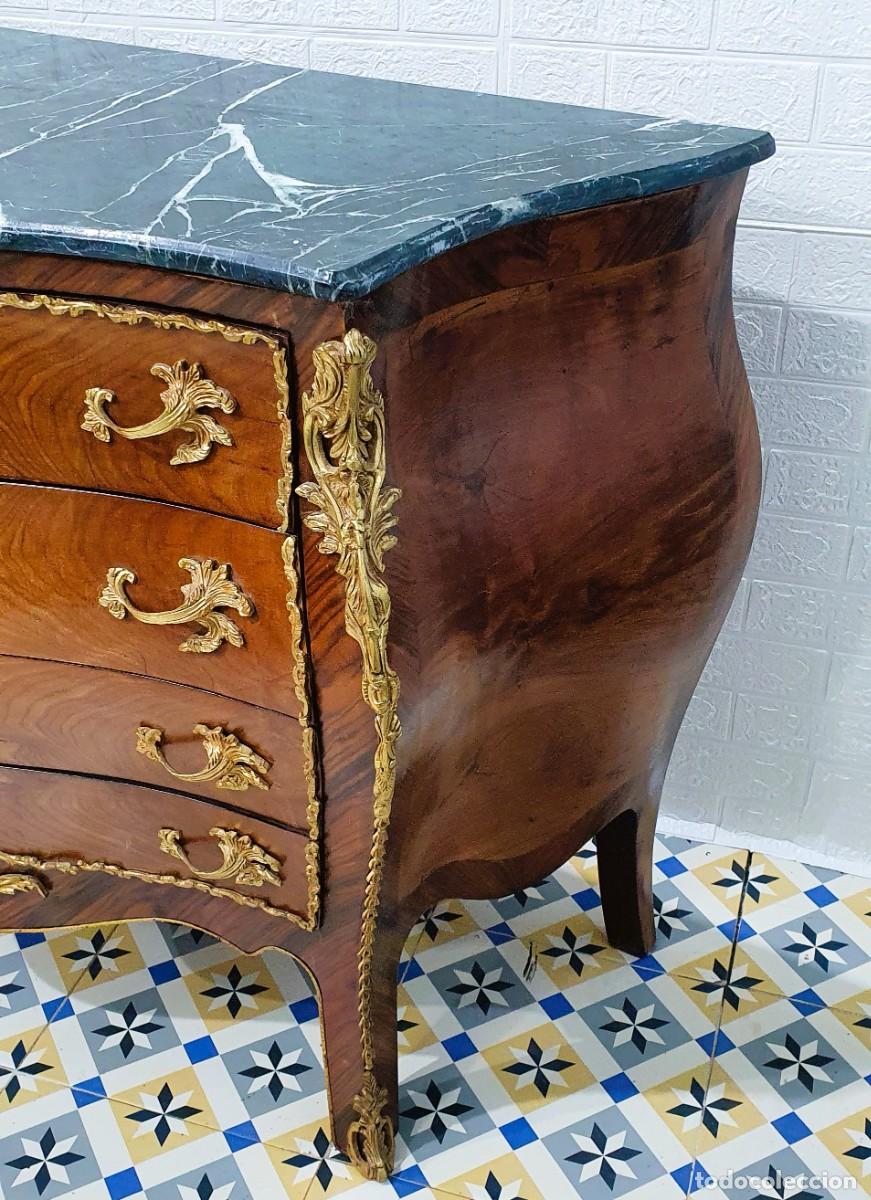 Antig&uuml;edades: C&oacute;moda cajonera estilo Luis XV - Foto 5