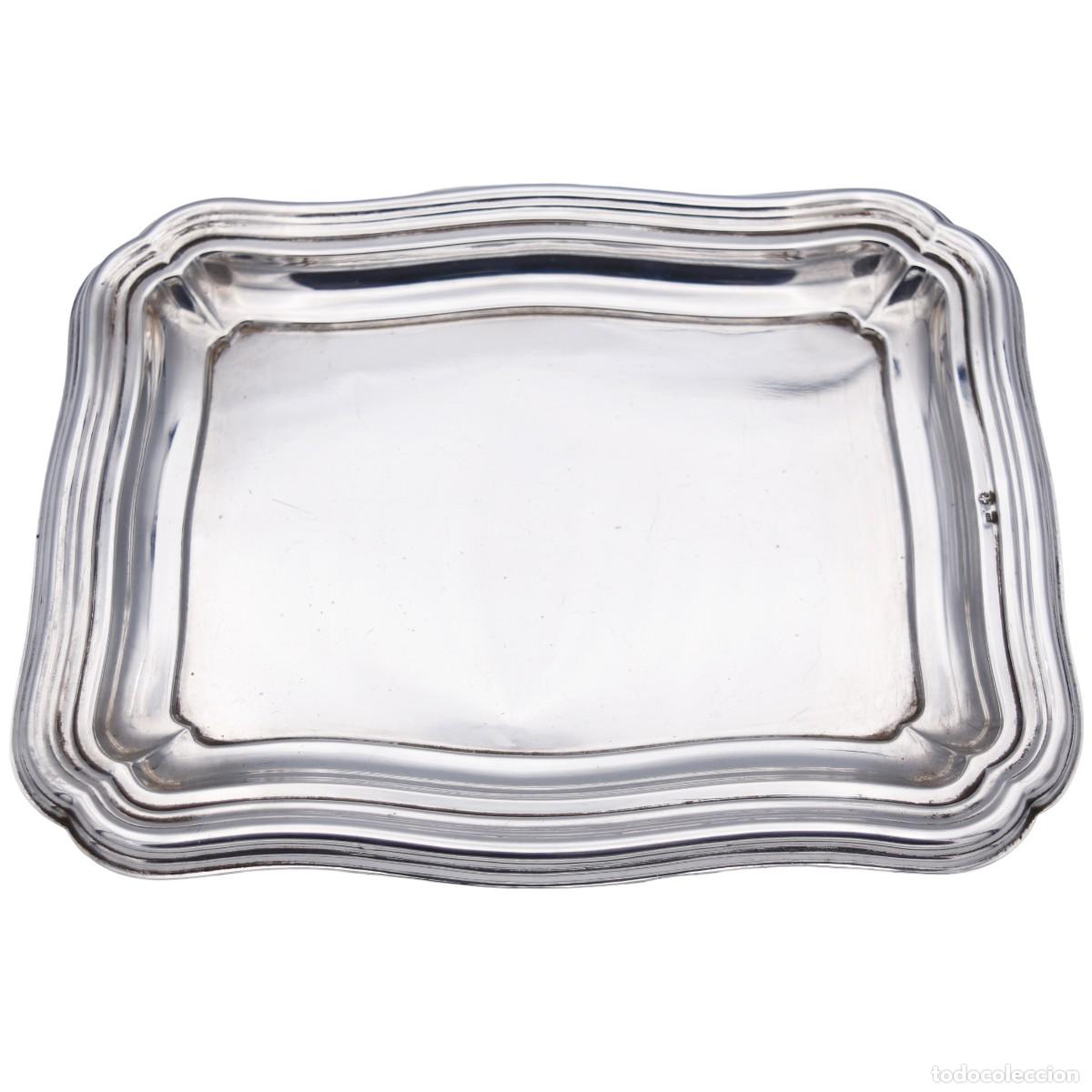 Antig&uuml;edades: Bandeja de plata .925 contrastada - Foto 1
