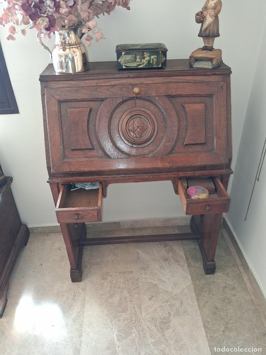 Antig&uuml;edades: Escritorio antiguo de los a&ntilde;os 60 - Foto 4