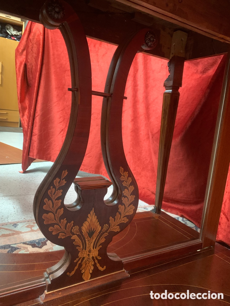 Antig&uuml;edades: Antigua Consola tipo Imperio mesa - Foto 9