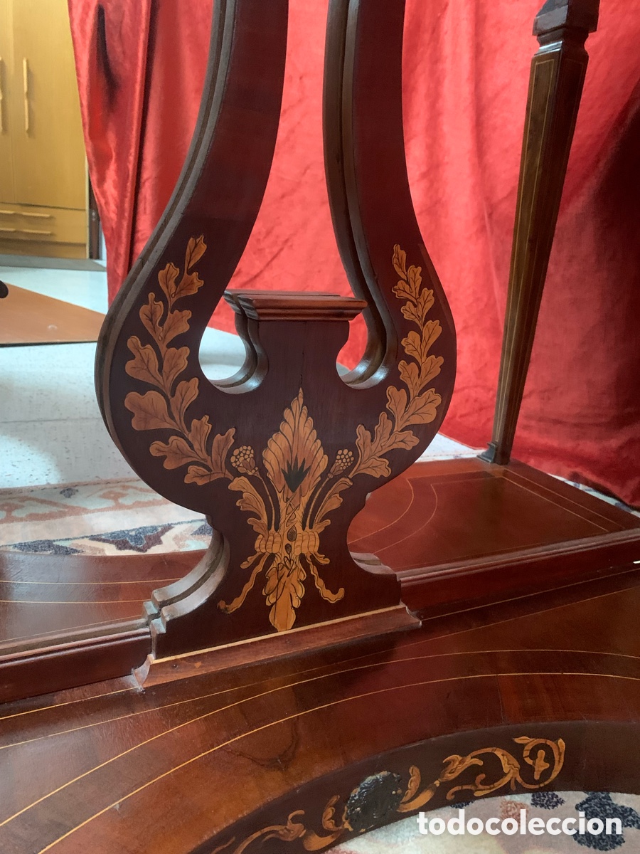 Antig&uuml;edades: Antigua Consola tipo Imperio mesa - Foto 10