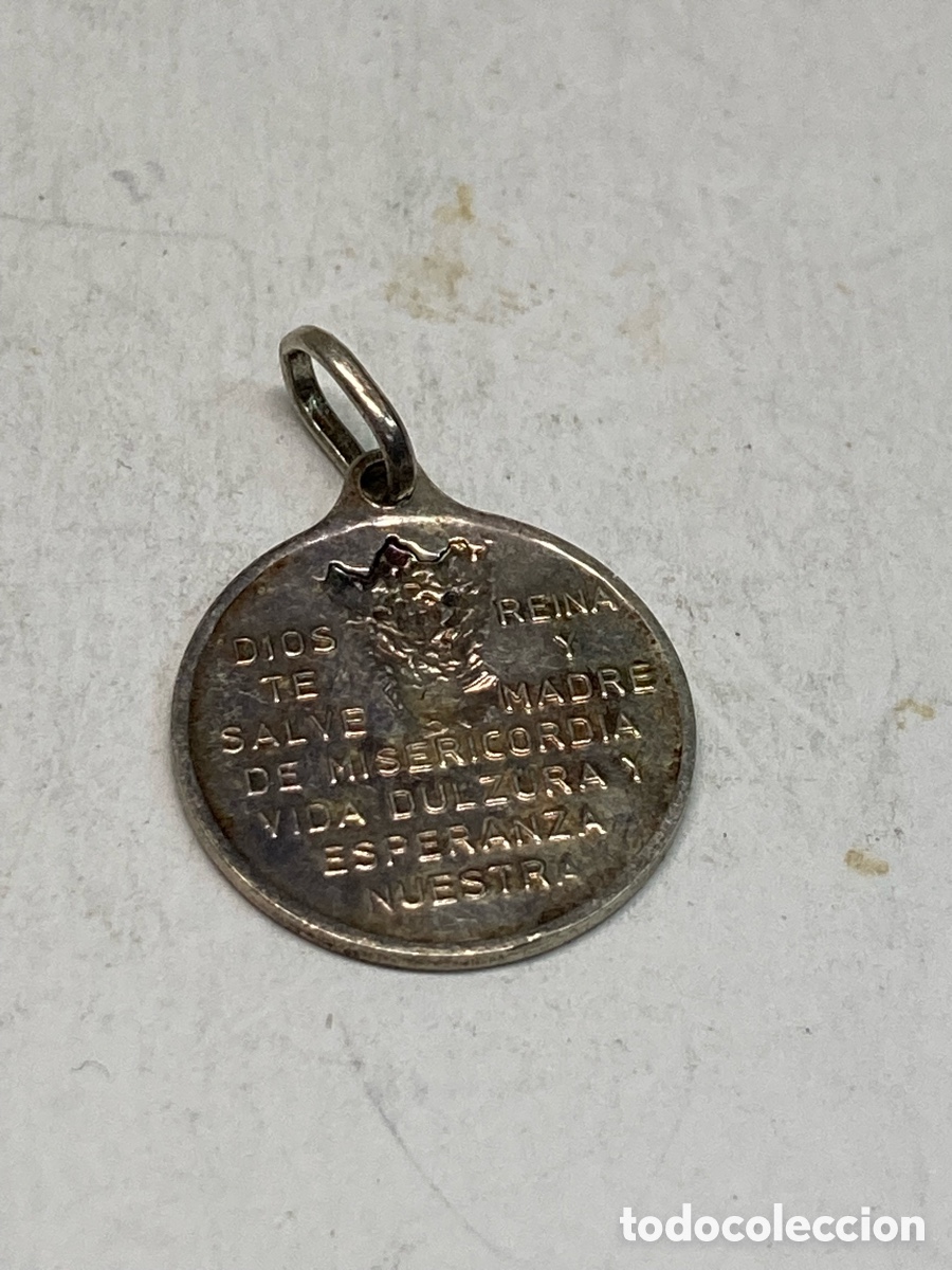 Antig&uuml;edades: Medalla de plata religiosa C316 - Foto 2