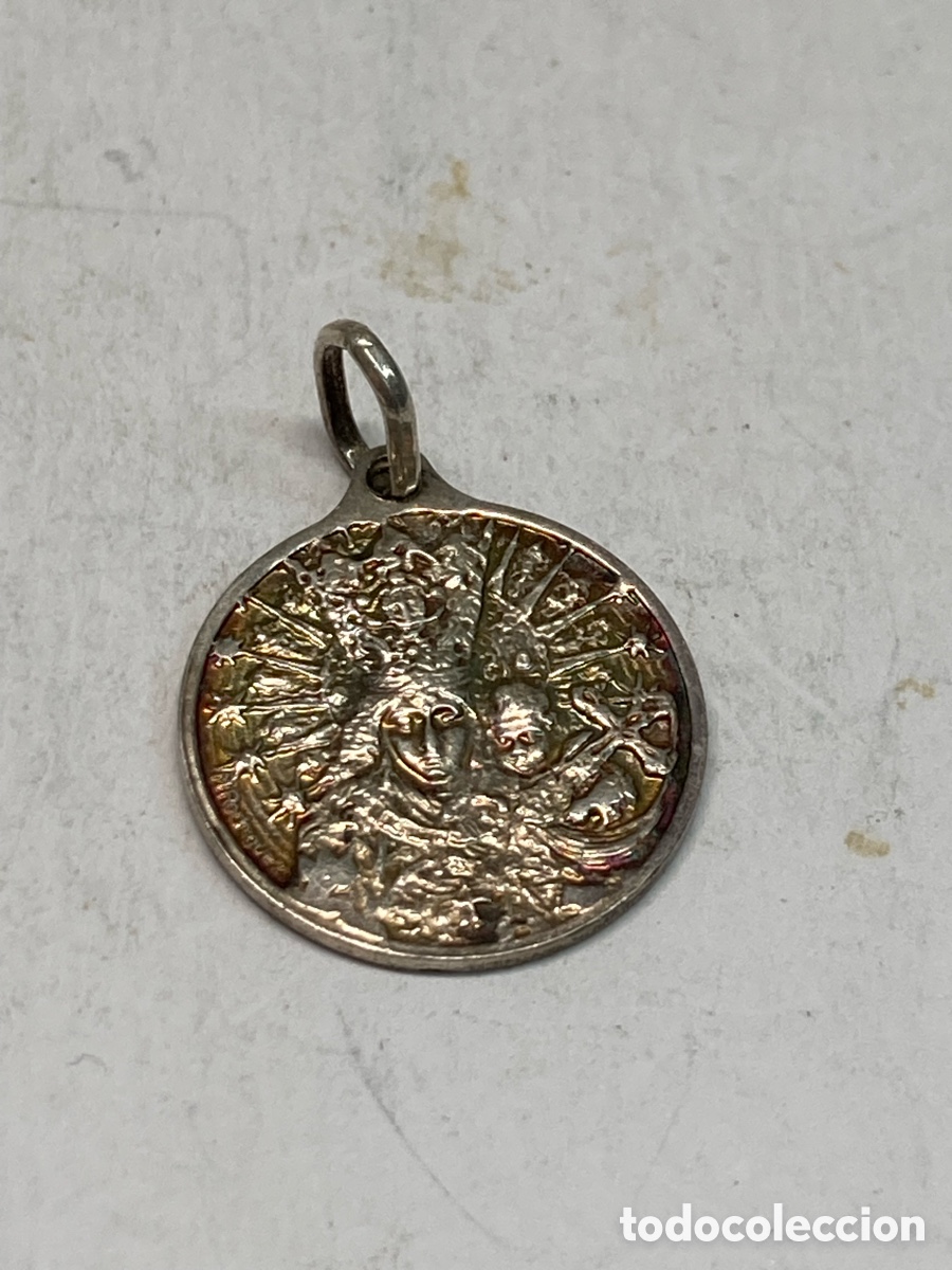 Antig&uuml;edades: Medalla de plata religiosa C316 - Foto 1