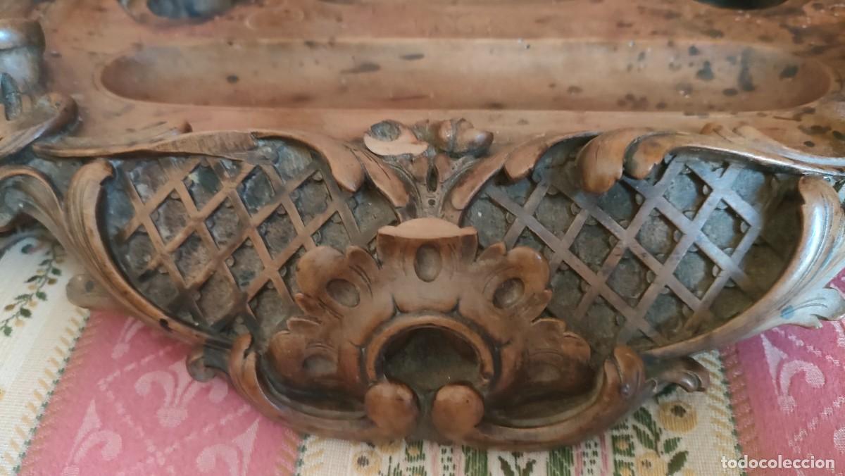 Antig&uuml;edades: TINTERO FRANC&Eacute;S 1840. MAQUET A PARIS - Foto 6