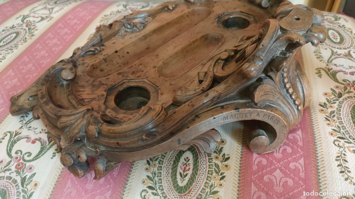 Antig&uuml;edades: TINTERO FRANC&Eacute;S 1840. MAQUET A PARIS - Foto 9