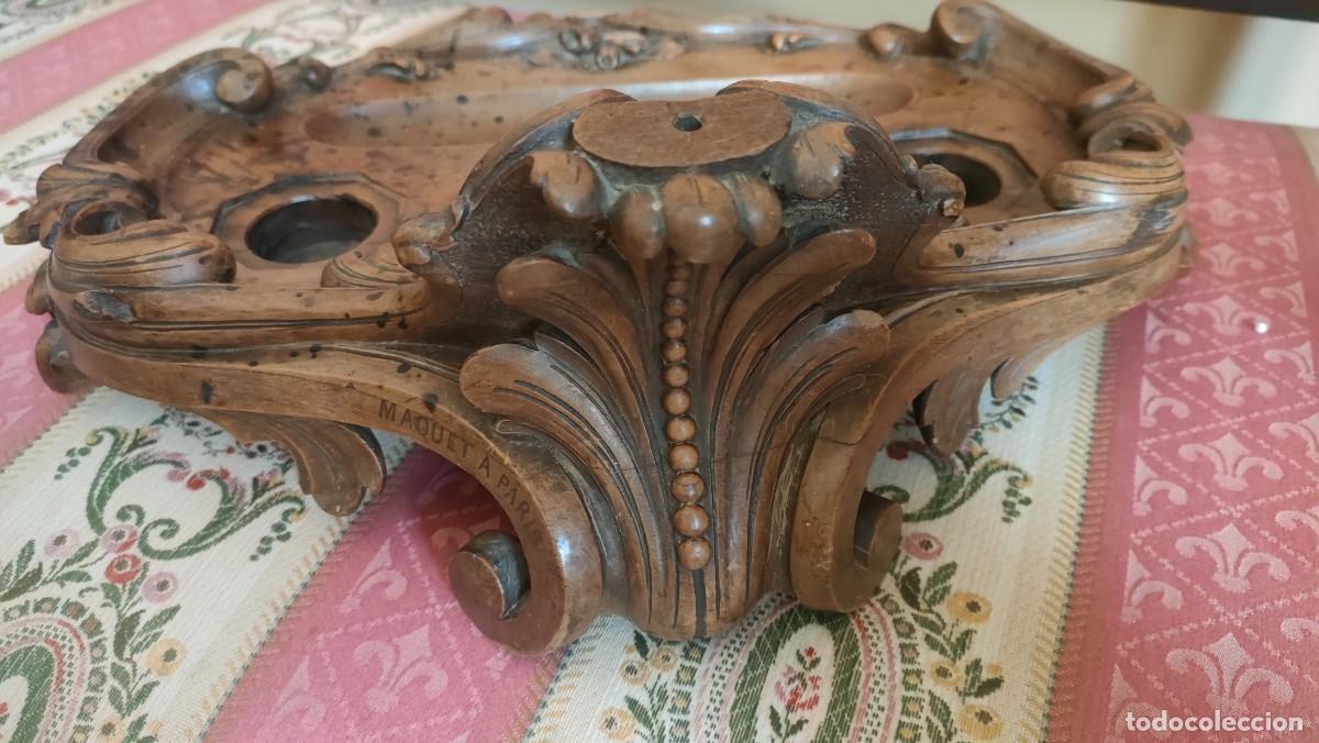 Antig&uuml;edades: TINTERO FRANC&Eacute;S 1840. MAQUET A PARIS - Foto 10