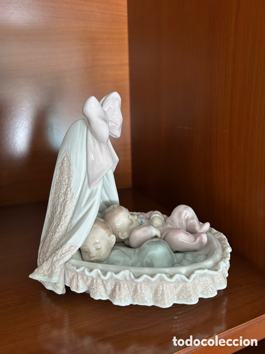Antig&uuml;edades: En la cuna. Figura de Lladr&oacute;. - Foto 5