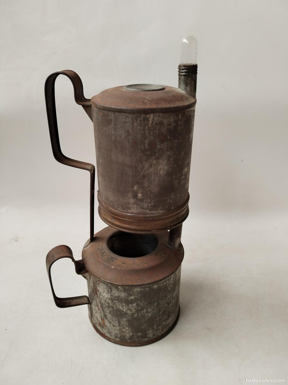 Antig&uuml;edades: cafetera de hojalata (la primera cafetera de la historia) - Foto 2