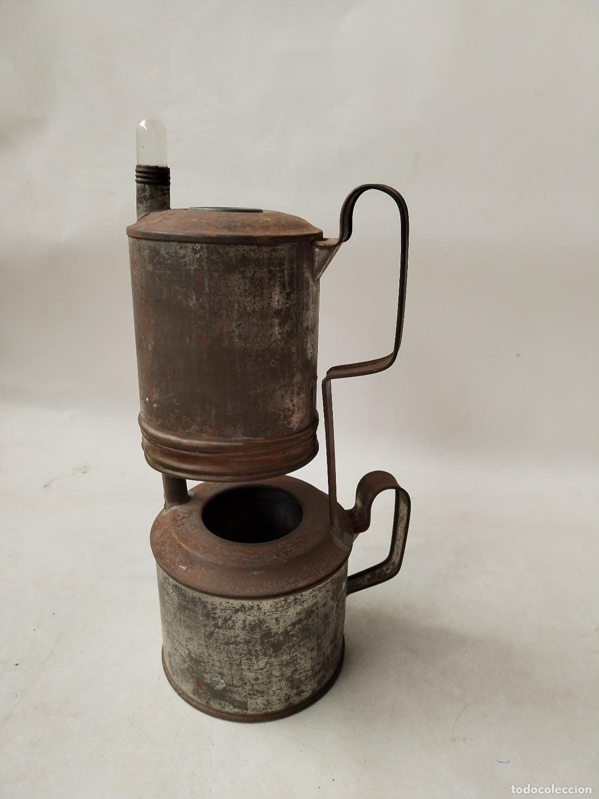 Antig&uuml;edades: cafetera de hojalata (la primera cafetera de la historia) - Foto 8