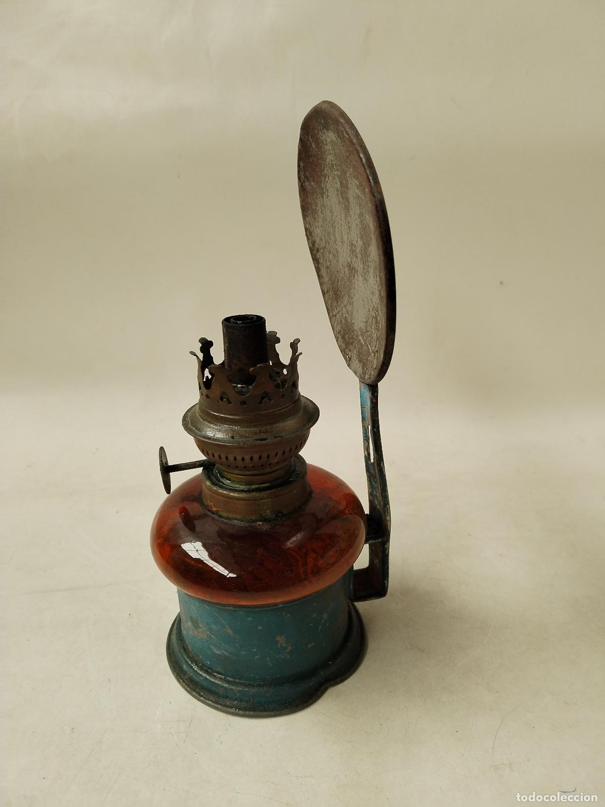 Antig&uuml;edades: antiguo quinqu&eacute; de pared - Foto 3