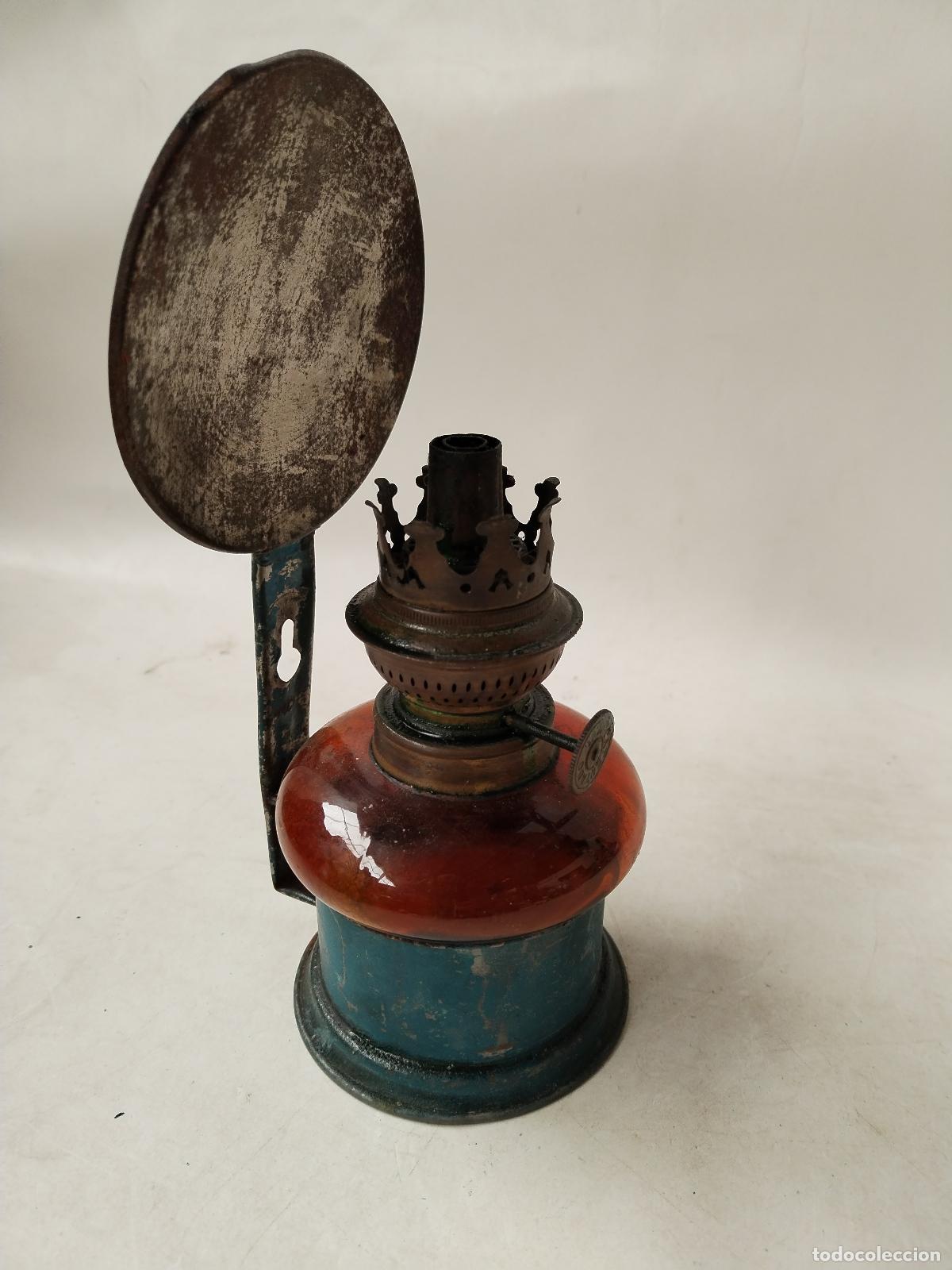 Antig&uuml;edades: antiguo quinqu&eacute; de pared - Foto 1