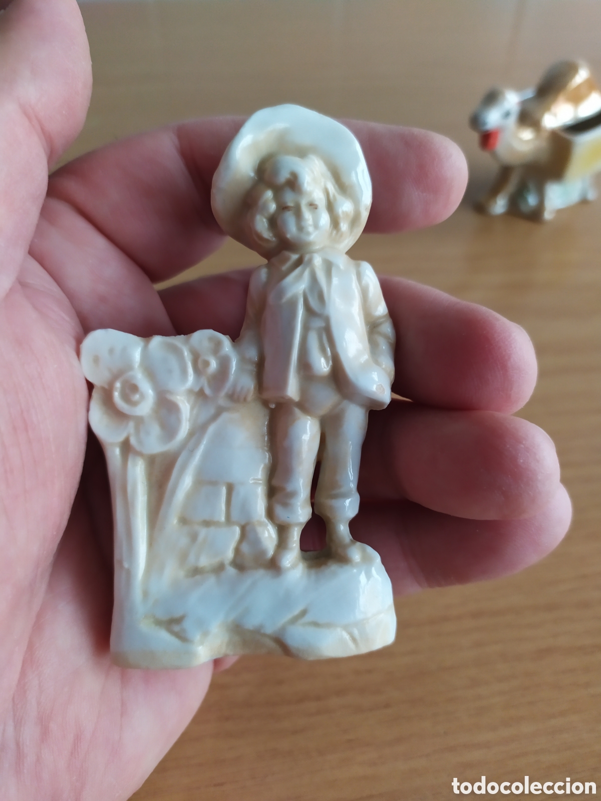 Antig&uuml;edades: Dos palilleros de porcelana. - Foto 3